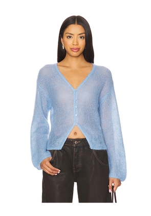 SAMSOE SAMSOE Sapoppie Cardigan in Blue. Size XS. Also in S.