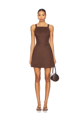 PAIGE Moxie Dress in Chocolate. Size 10. Also in 2, 4, 6, 8.