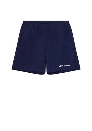 Palmes x ATP Tennis Shorts in Blue. Size M. Also in S, L, XL/1X.