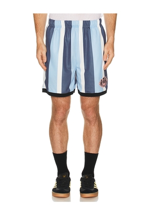 Pleasures JPFC Sport Shorts in Blue. Size M. Also in S, L.