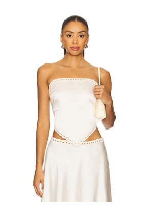 SEROYA Elowen Top in Cream. Size L. Also in XXS, XS, S, M.