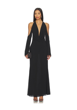 superdown Ivania Maxi Dress in Black. Size M. Also in XS, S.