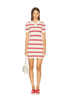 SEROYA Liev Knit Mini Dress in Cream. Size S. Also in XS, M.