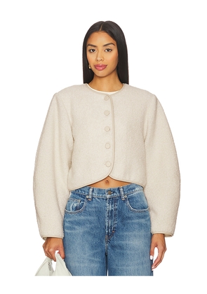 Steve Madden Emili Jacket in Cream. Size M. Also in L, XS.