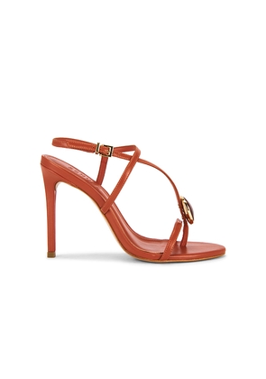 Schutz Azure Embellished Sandal in Orange. Size 6. Also in 10, 6.5, 7, 7.5, 8, 8.5, 9, 9.5.