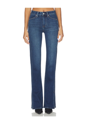 PAIGE High Rise Laurel Canyon Bootcut Jeans in Blue. Size 27. Also in 30, 32, 33.