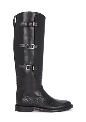 Paris Texas Montana Buckle Boot in Black. Size 38. Also in 36.