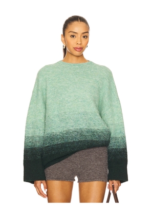 SIMONMILLER Leith Ombre Sweater in Teal. Size XS. Also in S.