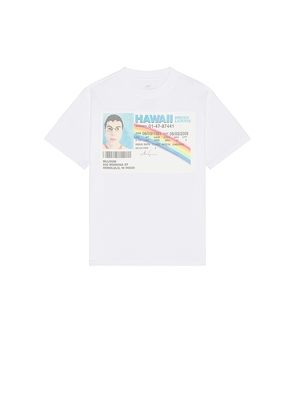 Philcos Superbad McLovin License Tee in White. Size XL/1X. Also in L.
