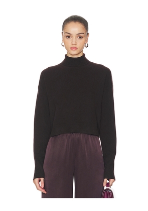 SABLYN Sable Turtleneck Sweater in Brown. Size L. Also in XS, M.
