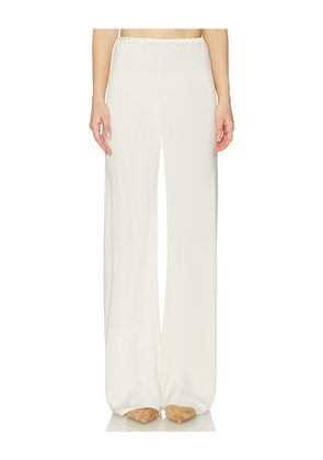 SABLYN Naomi Bias Cut Pull On Pant in Ivory. Size S. Also in M.