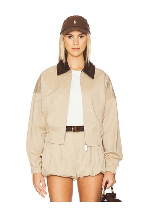 SEROYA Marielle Jacket in Beige. Size M. Also in XXS, XS, S, L, XL.