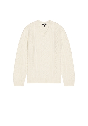 PAIGE Jimenez Sweater in Cream. Size M. Also in L, S, XL/1X.