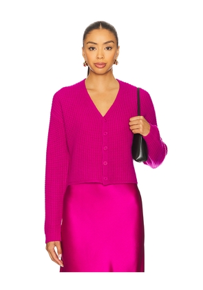 SABLYN Bianco Cropped Cardigan in Pink. Size S. Also in XS, M.