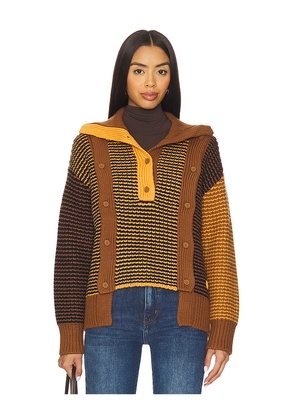 PH5 Joris Chunky Sweater in Brown. Size S. Also in XS, M.