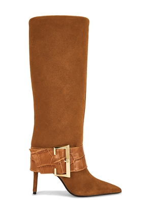 Schutz Beatrix Boot in Brown. Size 6. Also in 10, 8, 9, 9.5.