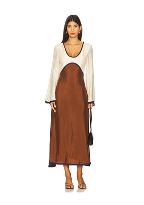 Sancia Rosalind Dress in Brown. Size M. Also in XS, S, L.