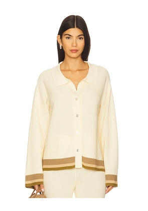 Sancia Abigail Knit Shirt in Cream. Size S. Also in M.