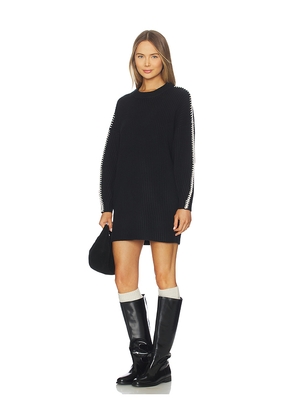 Rag & Bone Ingrid Crew Neck Mini Dress in Black. Size M. Also in L, S.