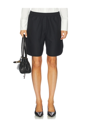 St. Agni Tailored Active Shorts in Black. Size S. Also in XS, L, XL.