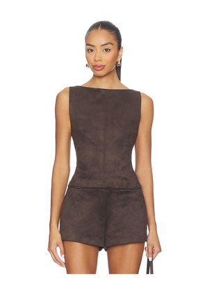 Tularosa Irene Top in Brown. Size M. Also in XXS, XS, S, L, XL.