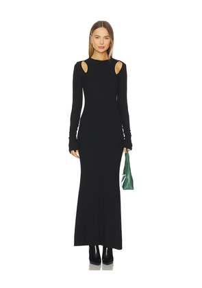 SNDYS Autumn Maxi Dress in Black. Size XS. Also in S.