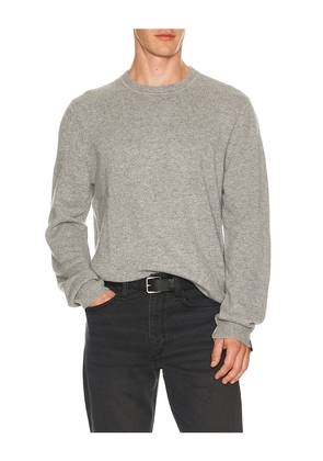 Rag & Bone Declan Cashmere Crew Sweater in Grey. Size M. Also in S, XL/1X.