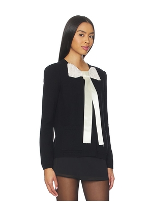 Sea Seraphine Solid Knit Cardigan in Black. Size M. Also in S.