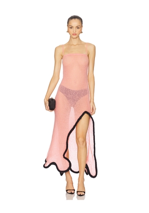 PH5 Nalin Alpaca Wavy Tank Dress in Pink. Size XS. Also in S.