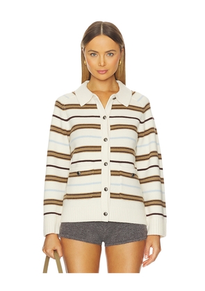 Rag & Bone Peggy Striped Oversized Cardigan in White. Size M. Also in XS, S, L.