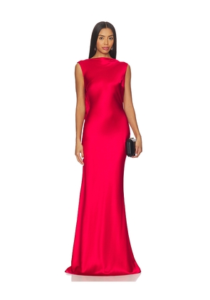 SAU LEE Callie Gown in Red. Size 10. Also in 0, 6, 8.