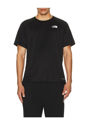 The North Face Sunriser Tee in Black. Size M. Also in S, L, XL/1X, XXL/2X.