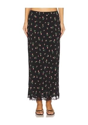 RIXO Stassie Skirt in Black. Size M. Also in S, XS, XXS.