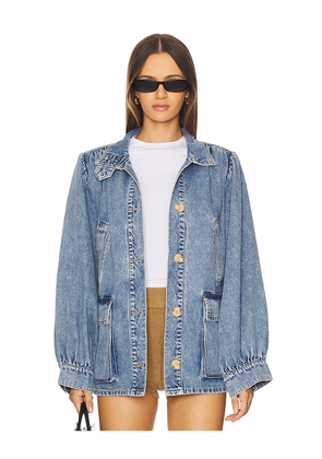 Steve Madden Marceline Jacket in Denim-Medium. Size M. Also in S, XS, L, XL.