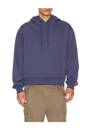 The North Face Red Box Hoodie in Blue. Size M. Also in L, XL/1X.