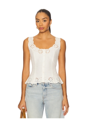 Tularosa Josette Top in Ivory. Size M. Also in XXS, XS.