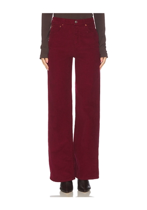 RE/DONE High Rise Wide Leg Jeans in Red. Size 25. Also in 24, 26, 27, 28, 29, 30, 31, 32.