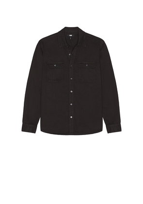 PAIGE Martin Shirt in Grey. Size XL/1X. Also in S.