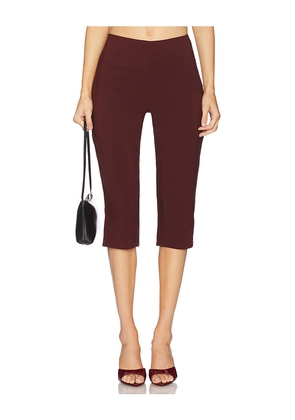 Runaway The Label Gisele Capri Pants in Chocolate. Size M. Also in S, XS, L, XL.