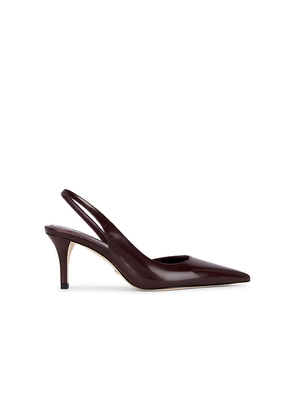 PAIGE Aven Slingback Pump in Burgundy. Size 6. Also in 8, 8.5.