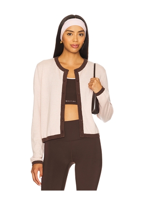 P.E Nation Rise Knit Cardigan in Pink. Size M. Also in XS, S, L.