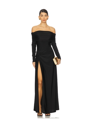 Runaway The Label Abbie Off Shoulder Maxi Dress in Black. Size M. Also in S, XS.