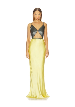 Paris Georgia Katie Dress in Yellow. Size M. Also in S, L.