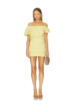 Paris Georgia Rio Mini Dress in Yellow. Size M. Also in L, S, XS.