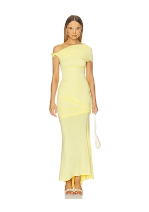 Paris Georgia Pascal Dress in Yellow. Size S. Also in XS, L.