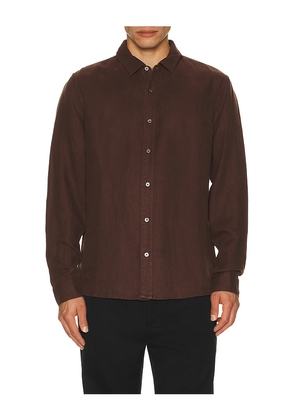 PAIGE Peters Shirt in Brown. Size S. Also in M.