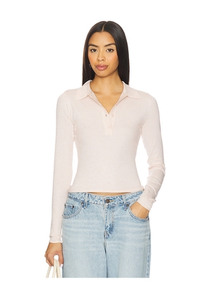 SNDYS Veda Long Sleeve Top in Cream. Size M. Also in XS, S, XL.