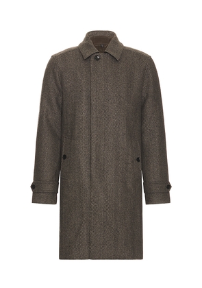 PAIGE Brunetti Herringbone Coat in Grey. Size S. Also in XL/1X.