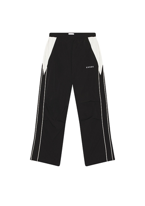 Rhude Ramona Piping Track Pant in Black. Size M. Also in L.