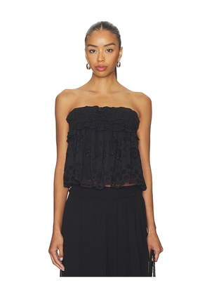 Scarlett Poppies Toshiko Top in Black. Size M. Also in L, S, XL, XS.